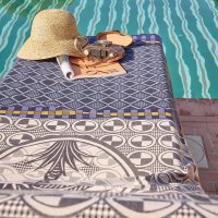 Telo da mare Palmeraie Oasis 100x200 cm cotone - Le...