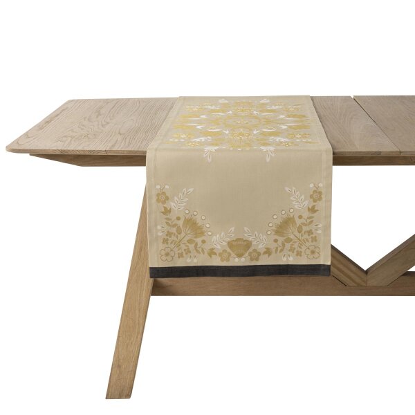 Table runner Le Jacquard Français Féerie Pain d´épices