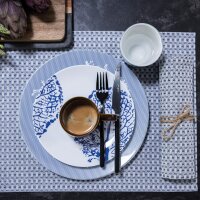 Beschichtete Tischsets (2x Set) Empreintes Tissage Cobalt...