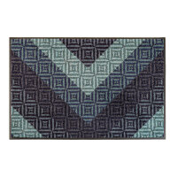 Garnier-Thiebaut - Fußmatte - Chevrons - Bleu aus...