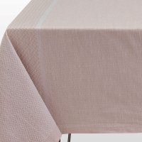 Tablecloth Slow Life Sable 150 x 150 cm - Le Jacquard...