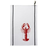 Geschirrtuch Homard Rouge Blanc 50x70 cm Baumwolle - La...
