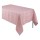 Tablecloth from Le Jacquard Français; Model Tivoli Rosepoudre; main colour pink in linen; Size 175x175 cm Square; Motif festive occasions; Pattern jacquard woven