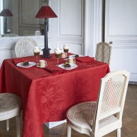 Tablecloth Tivoli Velours 240 x 240 cm - Le Jacquard Français 24723