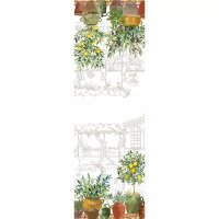 Tischläufer Jardin Provencal Olive 50x155 cm...