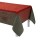 Tischdecke von Le Jacquard Français; Modell Venezia Cornaline in Grundfarbe rot aus Leinen; Größe 175x320 cm rechteckig; Motiv grafische Muster, festliche Anlässe; Muster jacquard-gewebt